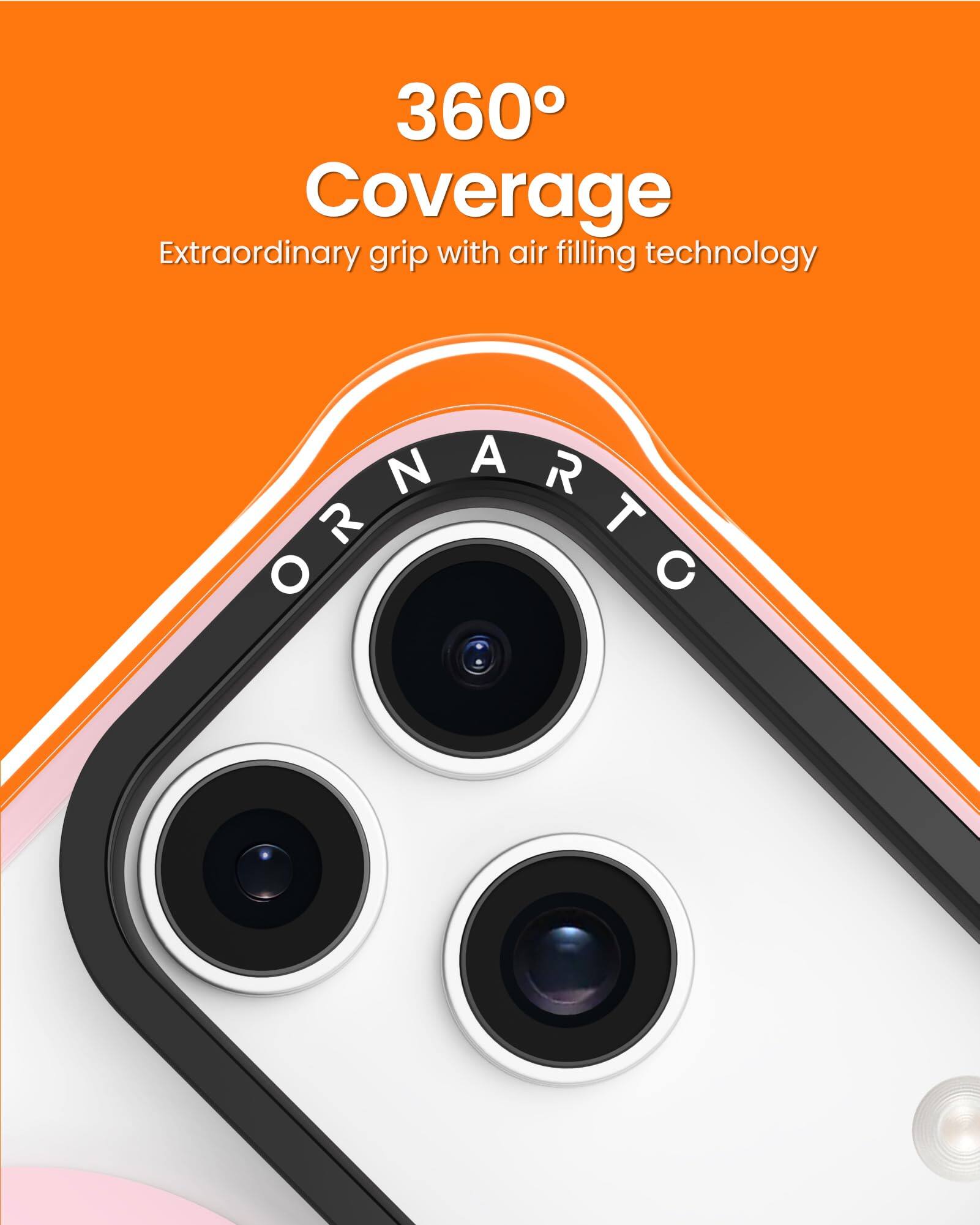 360° Coverage  
Extraordinary grip with air filling technology