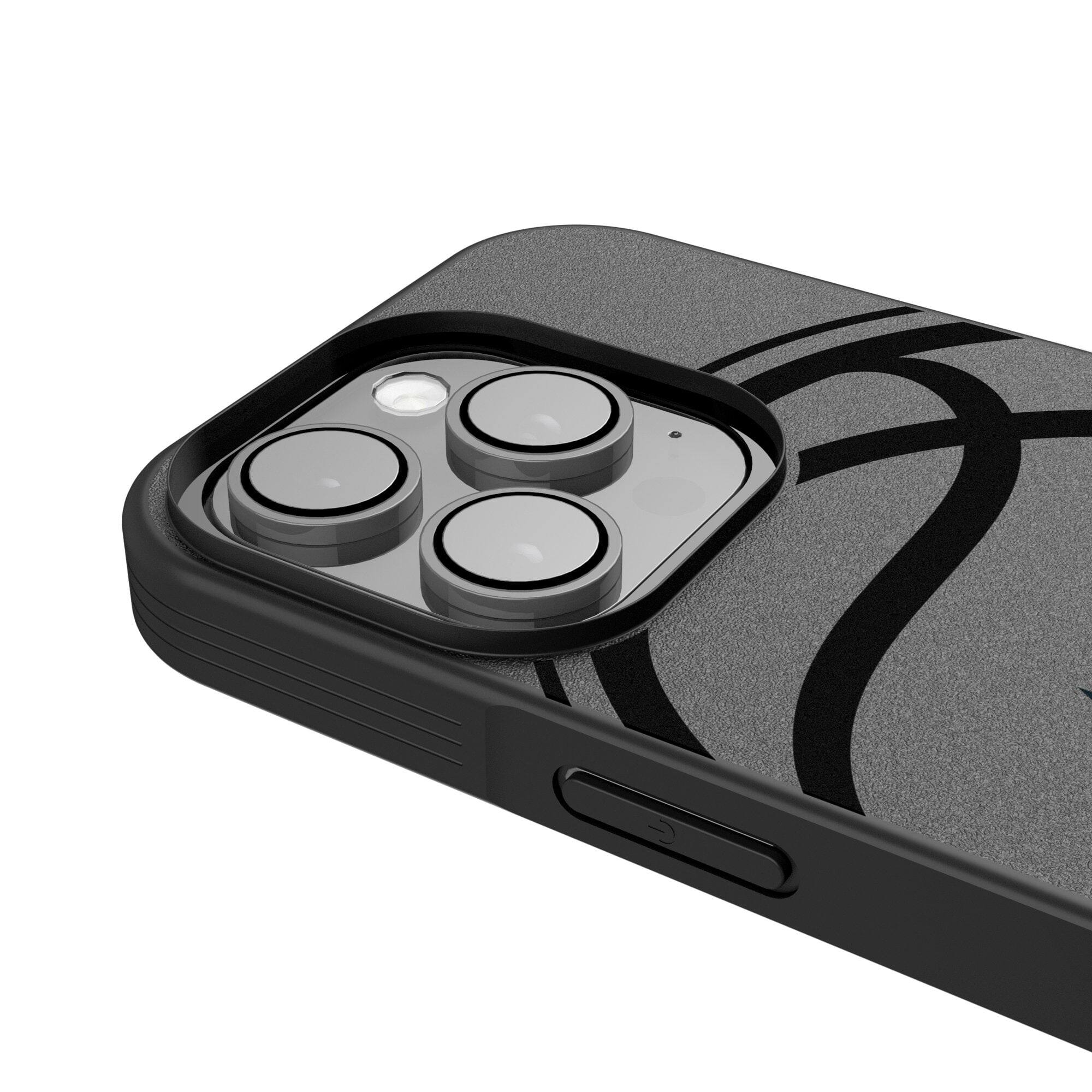 Alt View 3. Keyscaper - Orlando Magic Monocolor Design iPhone Bump Case - 13 Pro - Multicolor.