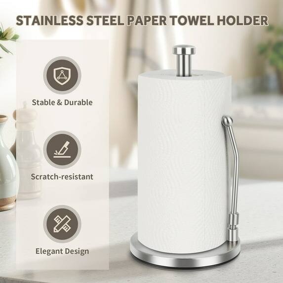STAINLESS STEEL PAPER TOWEL HOLDER

Stable & Durable
Scratch-resistant
Elegant Design