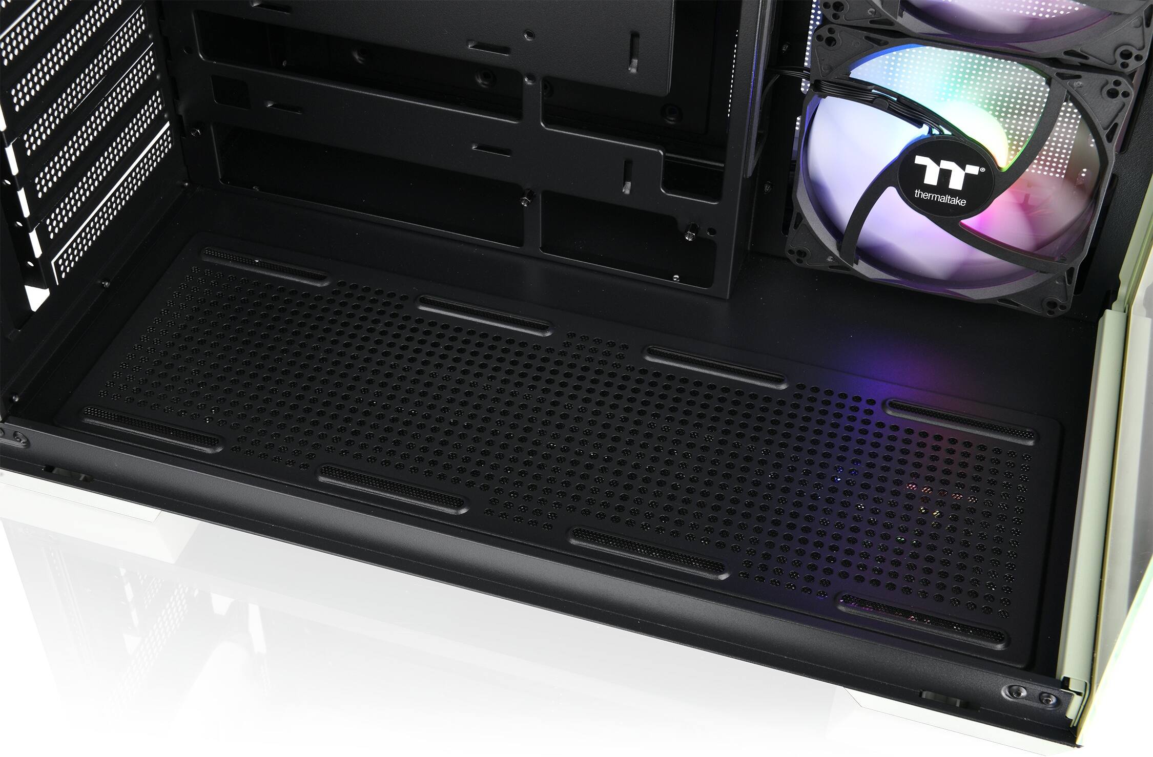 Alt View 24. Thermaltake - View 380 TG ARGB  Mid Tower ATX PC Case - Matcha Green.