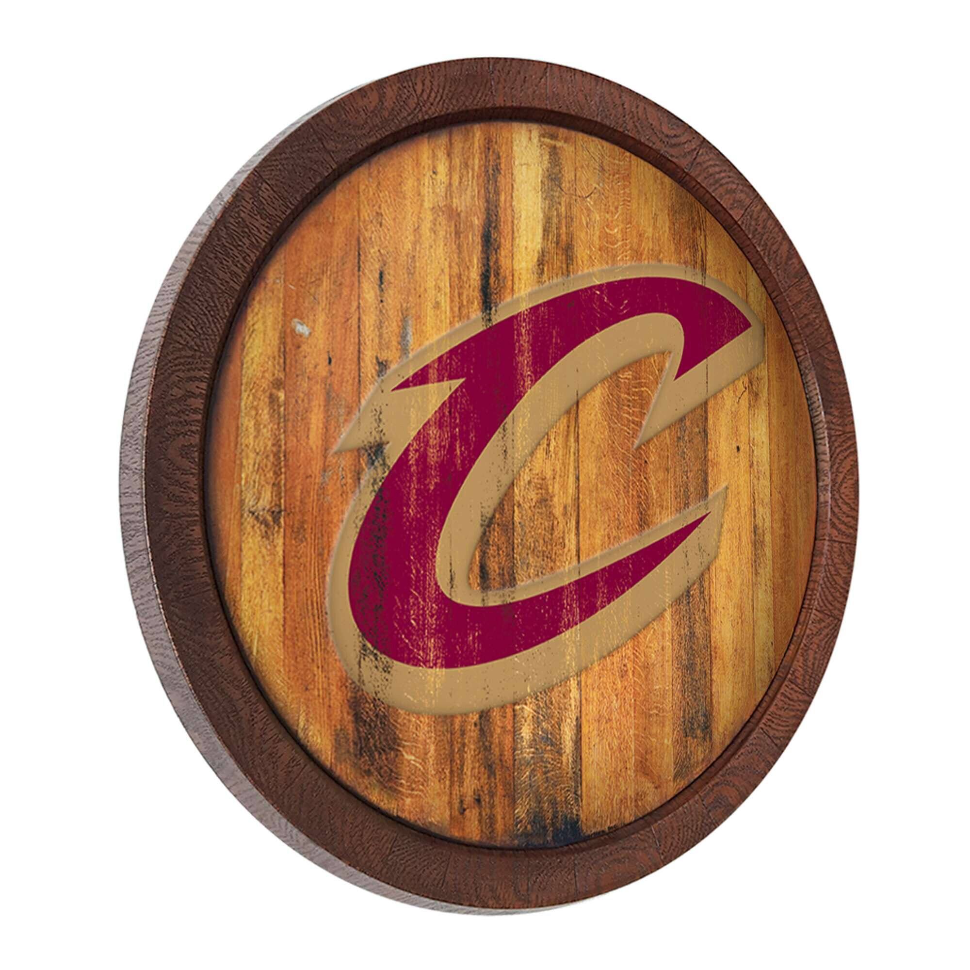 Alt View 1. The Fan-Brand - Cleveland Cavaliers 20.25'' Faux Barrel Top Sign - Multicolor.