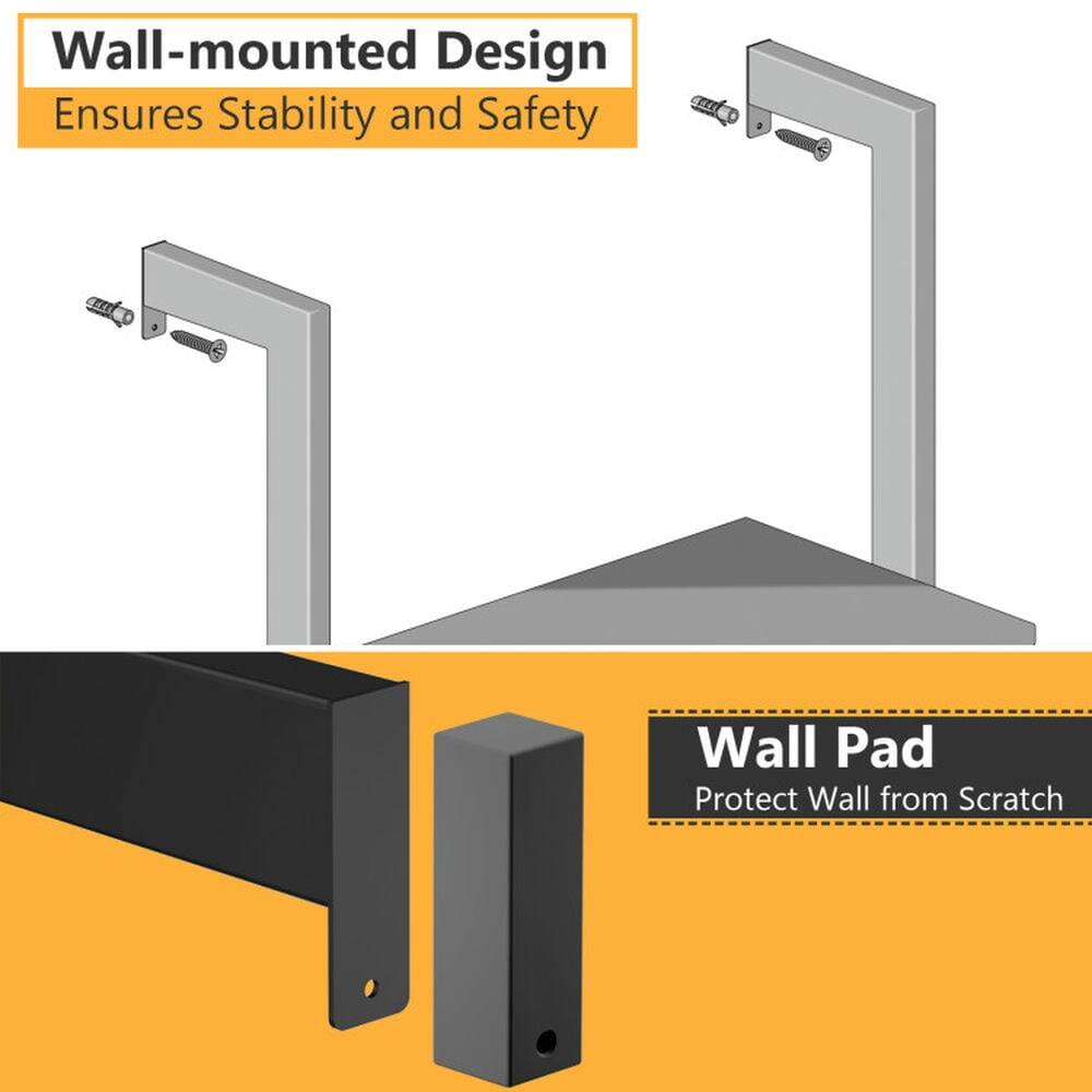 Wall-mounted Design Ensures Stability and Safety

Wall Pad Protect Wall from Scratch