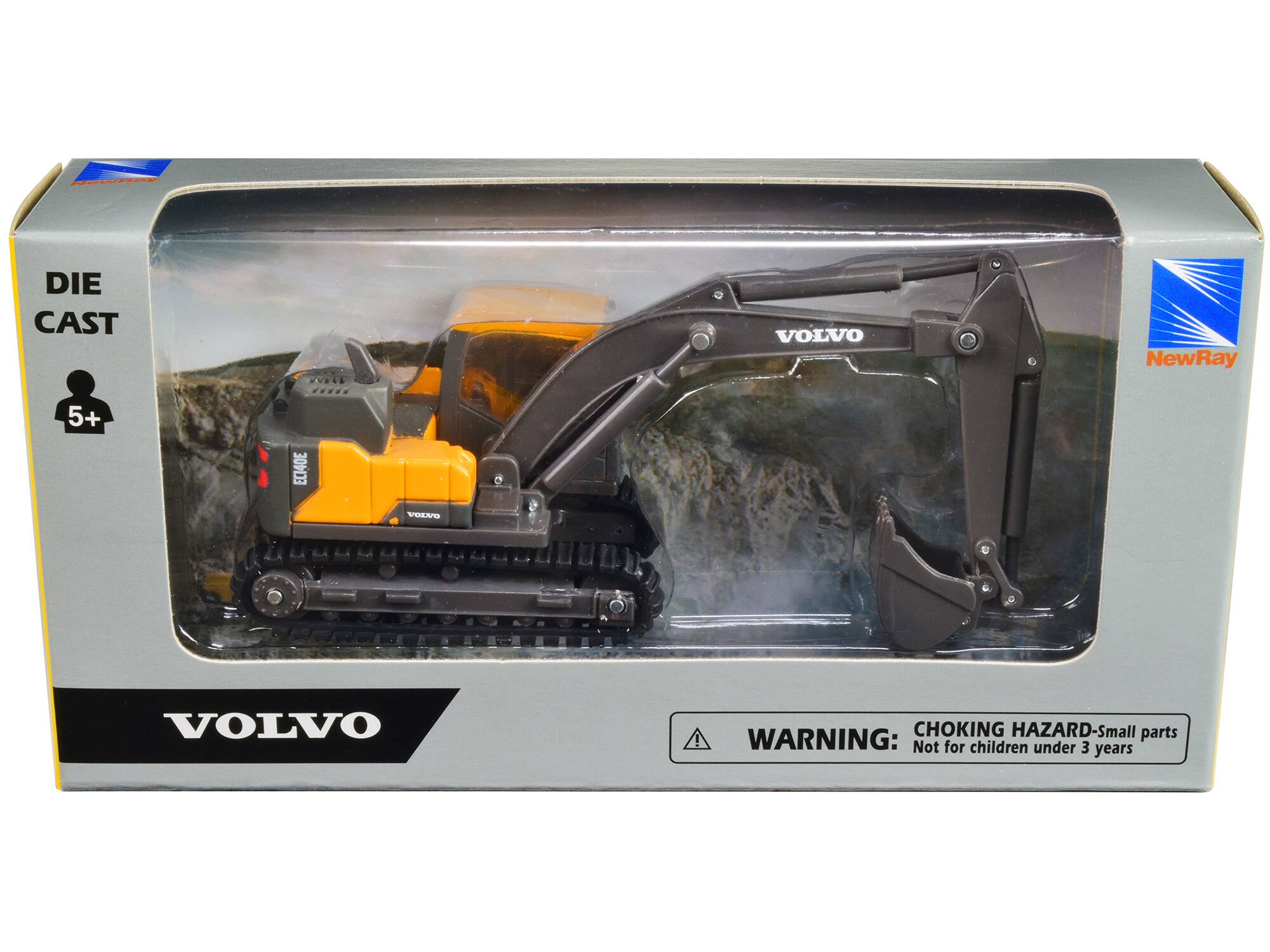 DIE CAST VOLVO NewRay 5+ ECI40E  
VOLVO  
WARNING: CHOKING HAZARD-Small parts! Not for children under 3 years