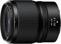 Nikon - NIKKOR Z 35mm f/1.4 Wide Angle lens  for Z Mount Mirrorless Cameras - Front_Zoom