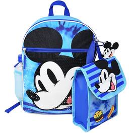 UPD - Walt Disney Mickey Mouse 16" Backpack with Lunch Bag set - Multicolored