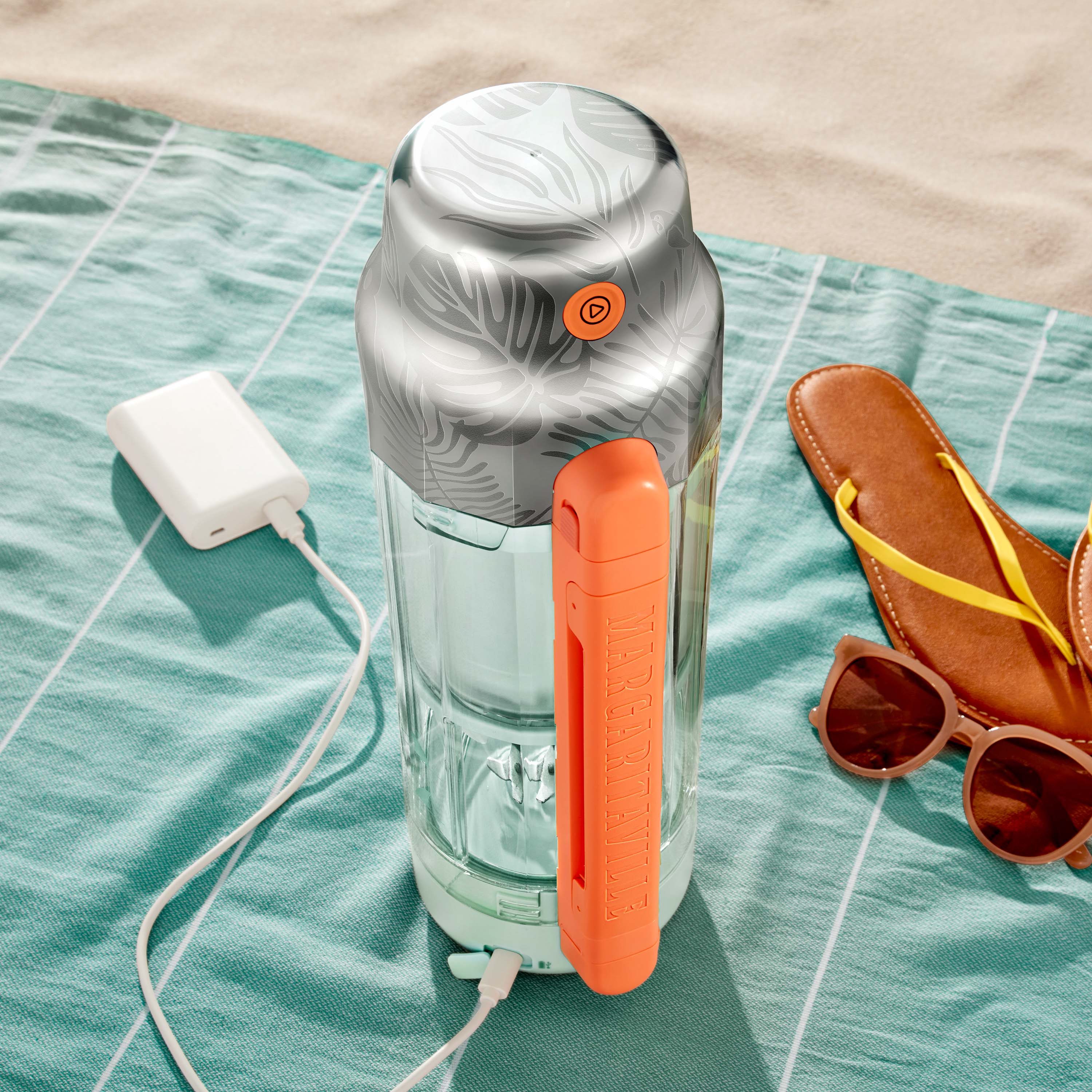 Alt View 4. Margaritaville - Maui On-the-Go Frozen Drink Machine and Portable Blender - Blue.