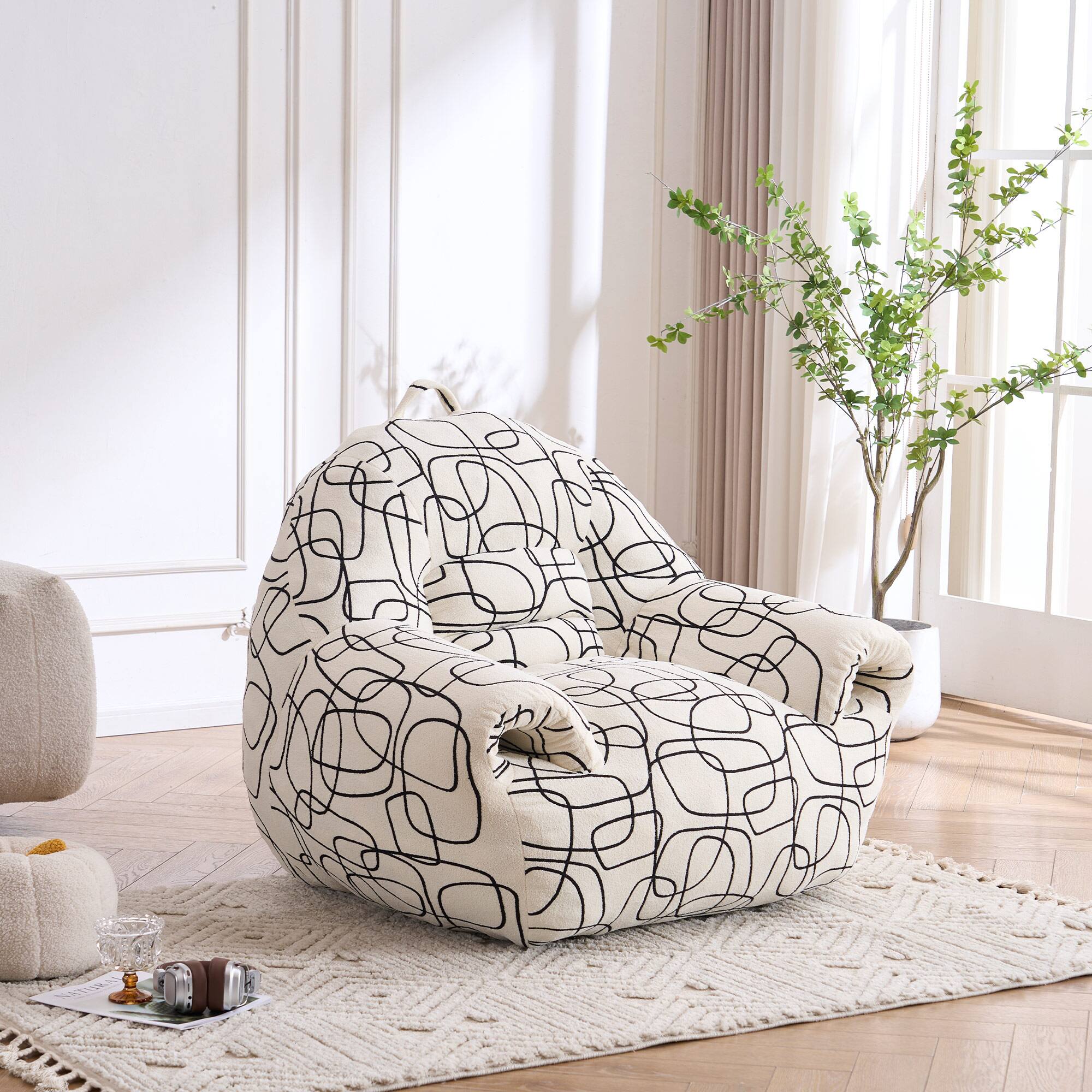 Living Room Meditation Bean Bag Chair Jumbo Lounger Costco