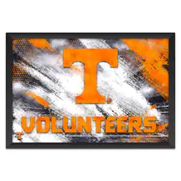 Sporticulture - Tennessee Volunteers 27" x 39" Brush Stroke Logo Framed Art Print - Multicolor