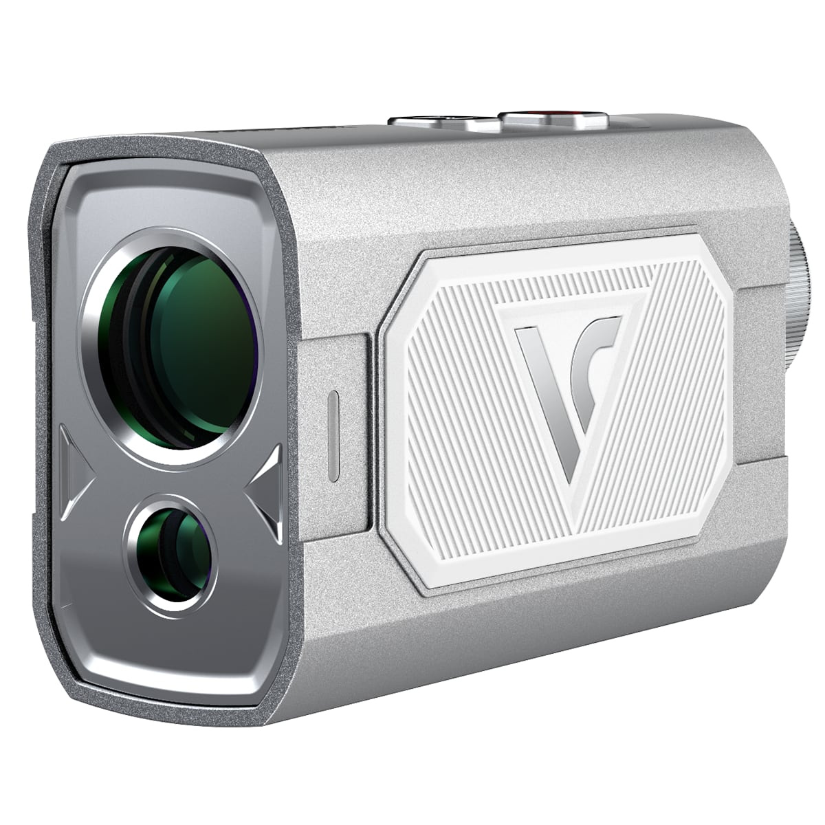 Voice Caddie - EL3 Laser Golf Rangefinder w/Ball-to-Pin Mode Auto Slope 6X Magnification Scan Mode V-Algorithm A.I. Magnet - Silver