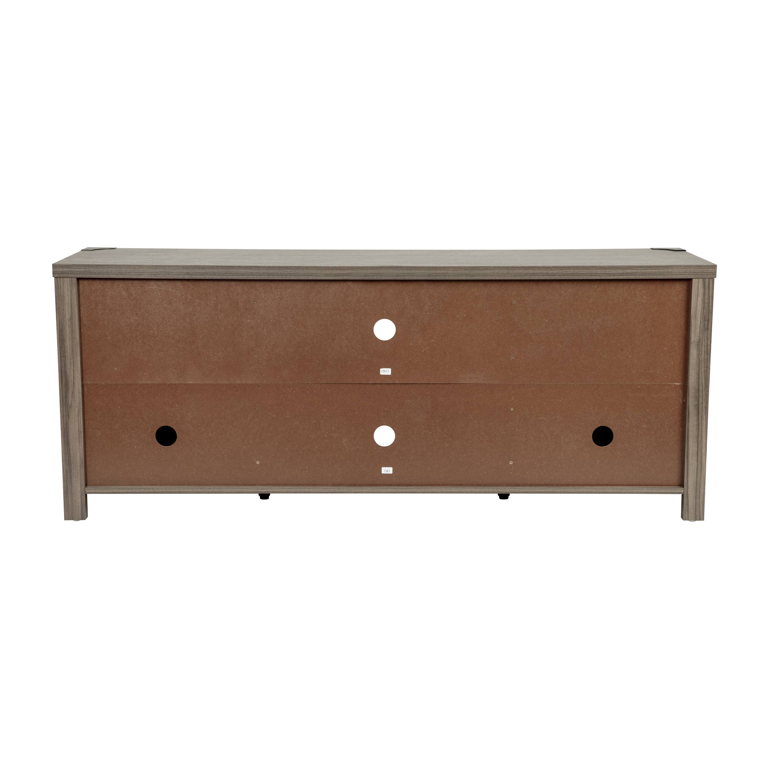 Alt View 15. Alamont Home - 59 Inch Barn Door TV Stand Fits up to 65" TV's with Adjustable Shelf - Gray Wash Oak.