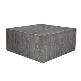 Manhattan Lane - Rydan Coffee Table | 33 Inch Square Block Top - Gray