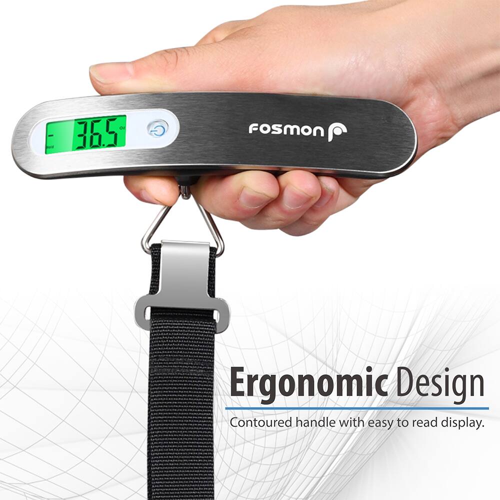 PE OE 10.0 G fosmon Ergonomic Design Contoured handle with easy to read display.