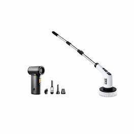 Pursonic - Cordless Rechargeable Power Scrubber Brush + Multi-Function Turbo Air Blower & Vacuum