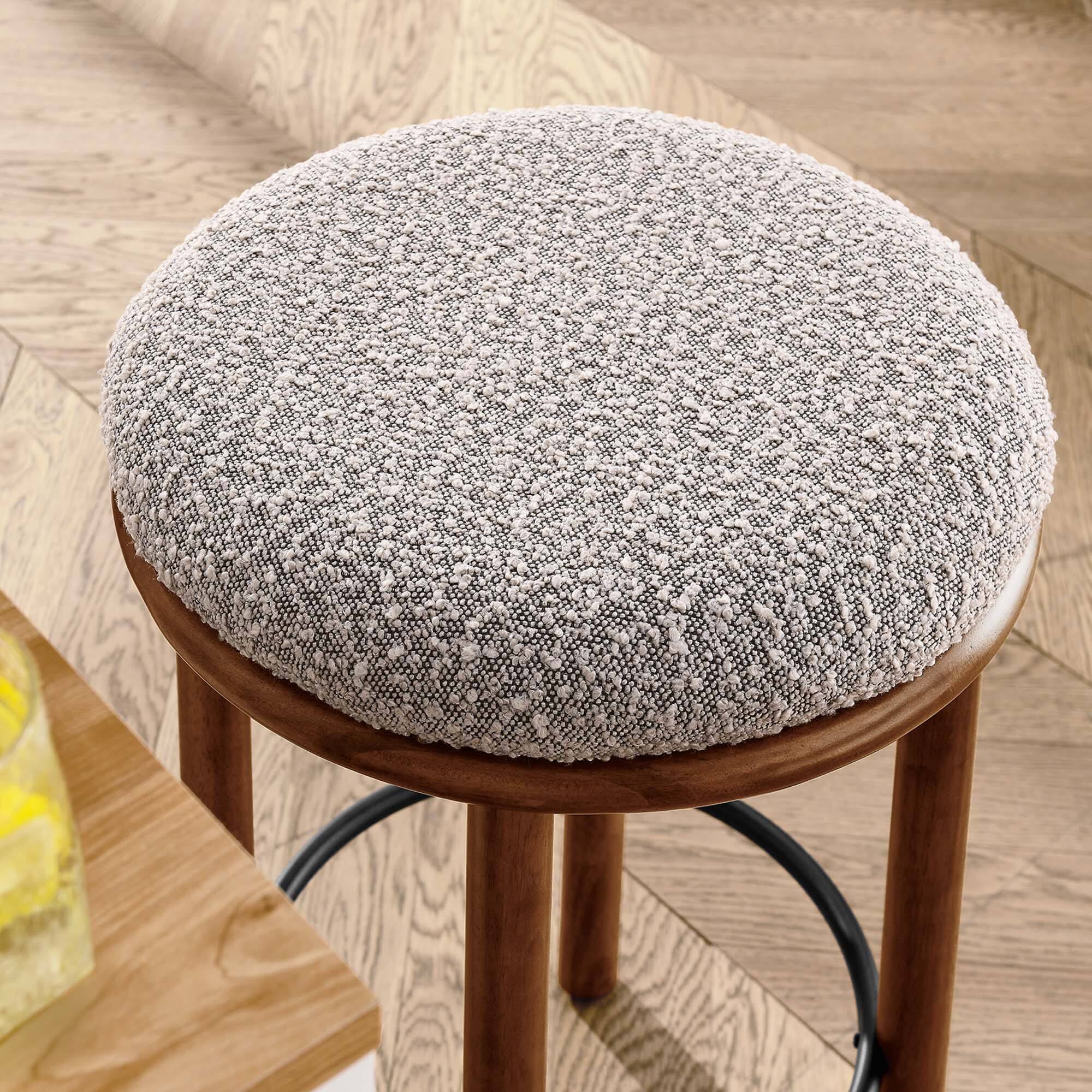 Alt View 4. Modway - Fable Boucle Fabric Counter Stools Set of 2 by Modway - 0.