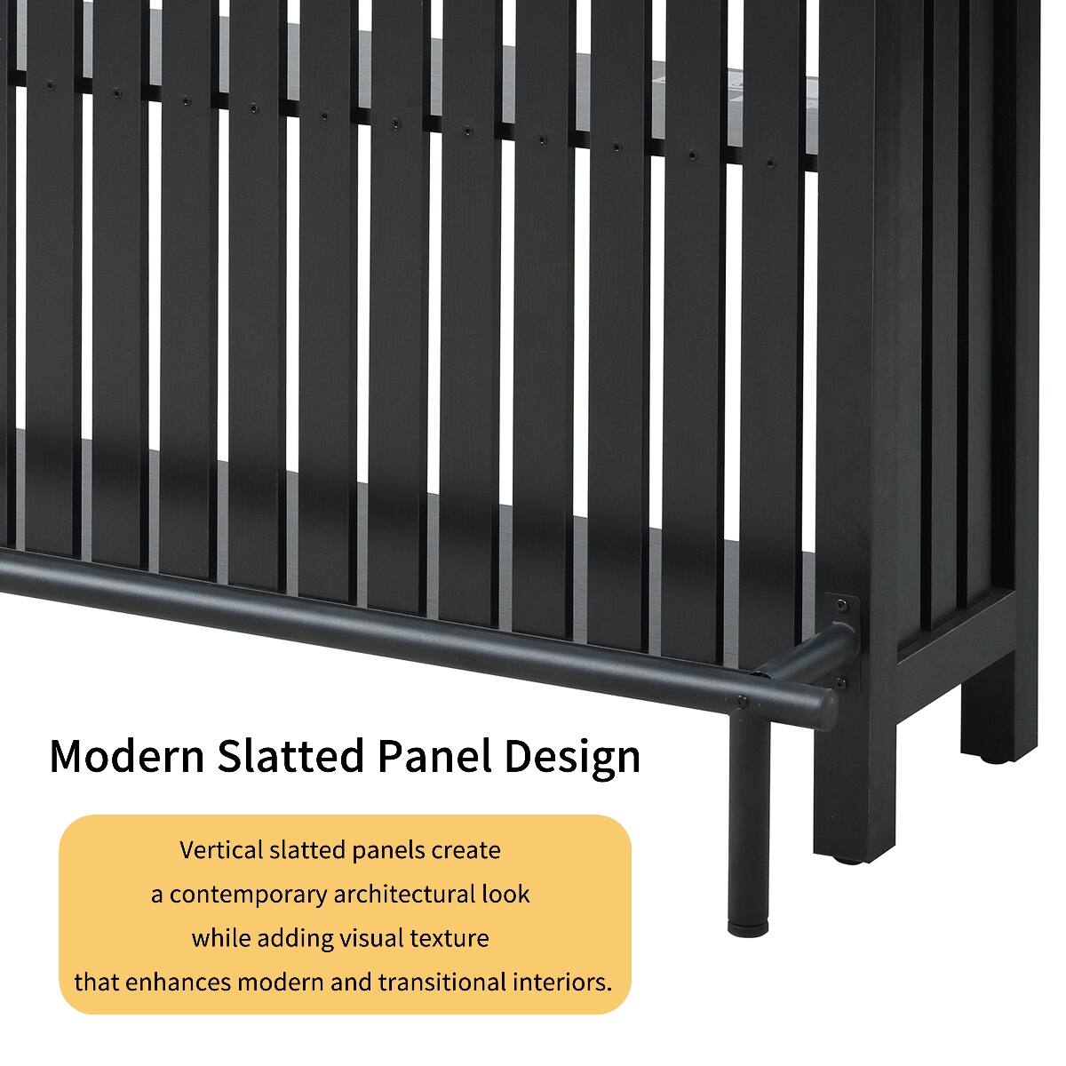 Modern Slatted Panel Design

Vertical slatted panels create a contemporary architectural look while adding visual texture that enhances modern and transitional interiors.