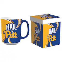 Evergreen Enterprises - Pitt Panthers 14oz. Ceramic Mug with Matching Box - Multicolor