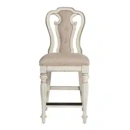 Liberty Furniture Industries - Magnolia Manor Counter Height Chair (RTA) in Antique - White