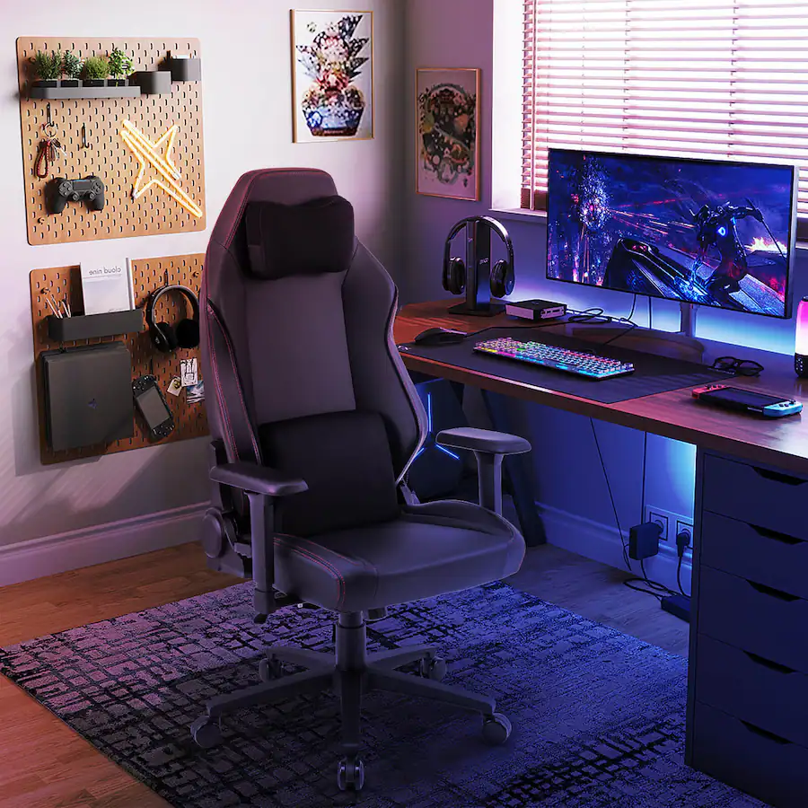 Gaming Pc Rokcing Chair Costway Gaming Chair Ergonomic High Back Computer Chair with Rocking ...