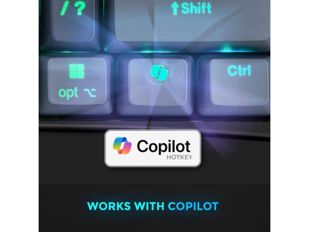 / ? Shift opt T ! Ctrl  
Copilot HOTKEY  
WORKS WITH COPILOT