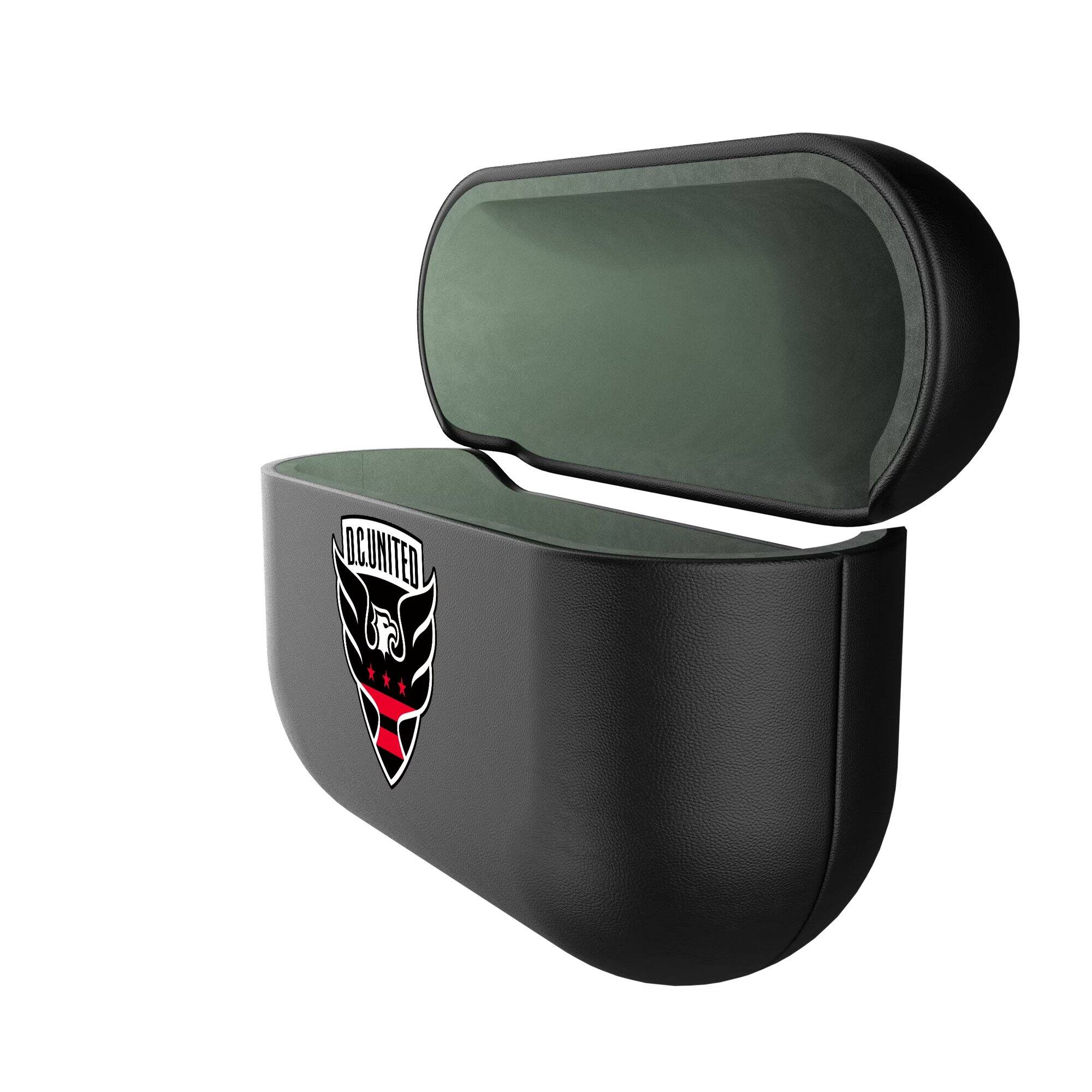 Alt View 1. Keyscaper - D.C. United Black D.C. United Insignia AirPods Case Cover - No Size - Black.