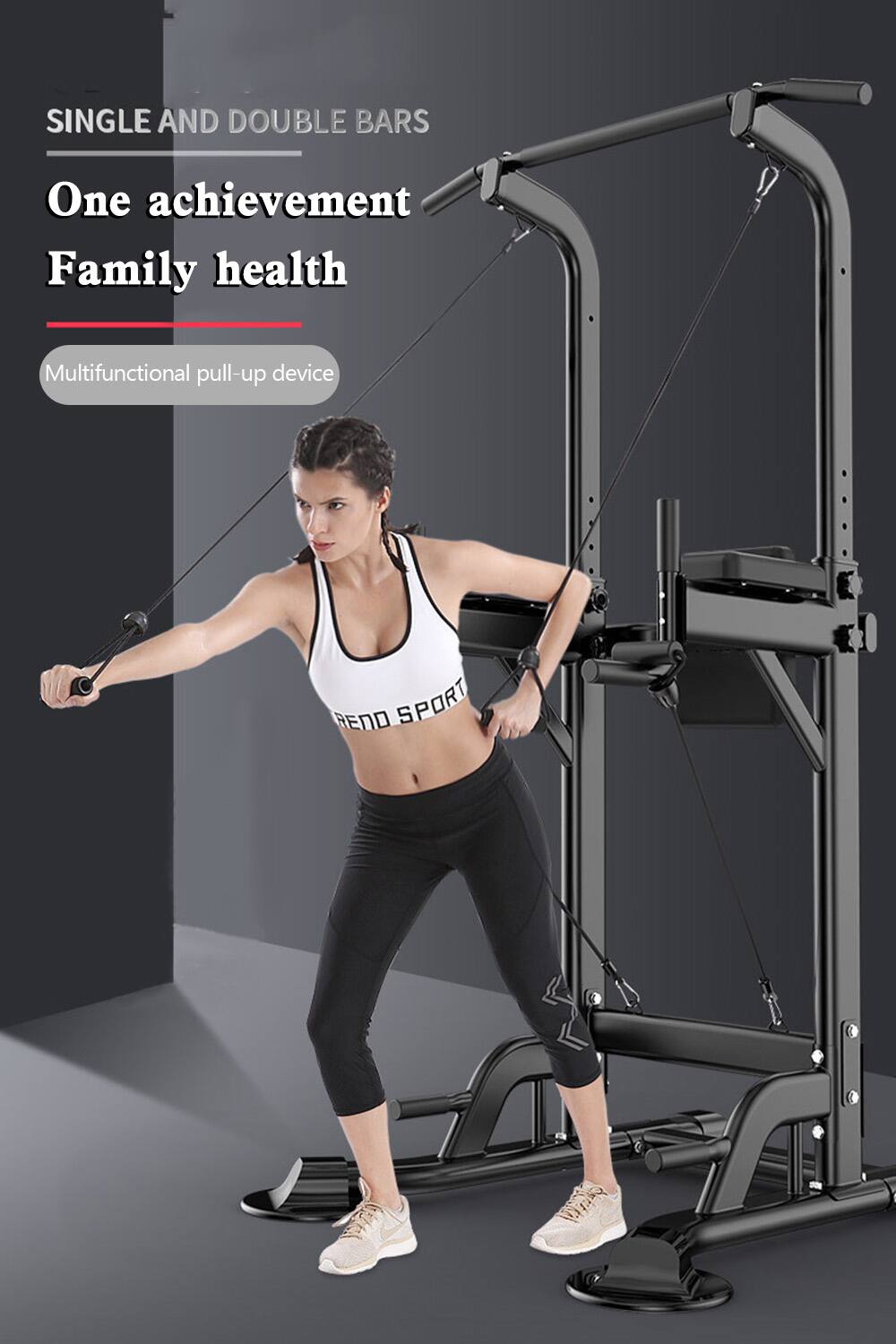 SINGLE AND DOUBLE BARS  
One achievement  
Family health  
Multifunctional pull-up device  
REND SPORT