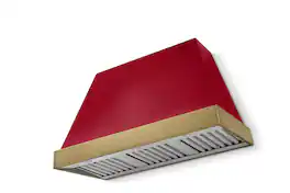 AGA - 48 inches - Externally Vented - Wall Range Hood - Piccadilly Red