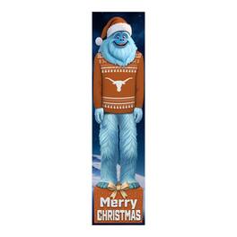 Fan Creations - Texas Longhorns 48" Yeti Christmas Leaner - Multicolor