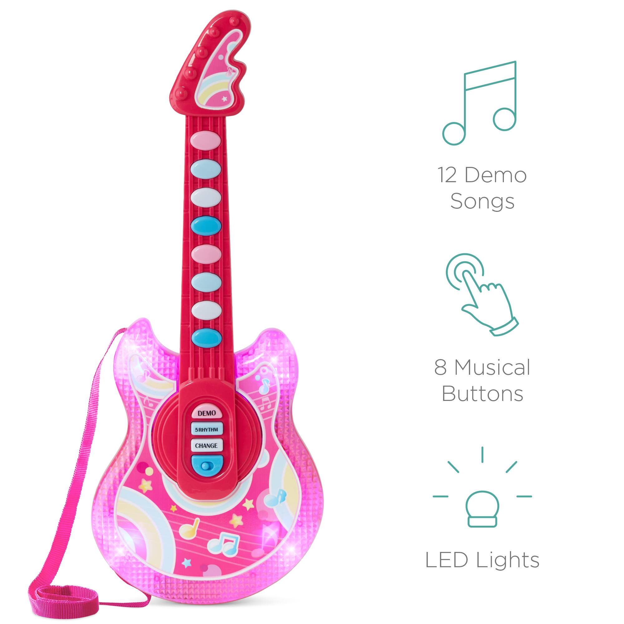 12 Demo Songs  
8 Musical Buttons  
LED Lights