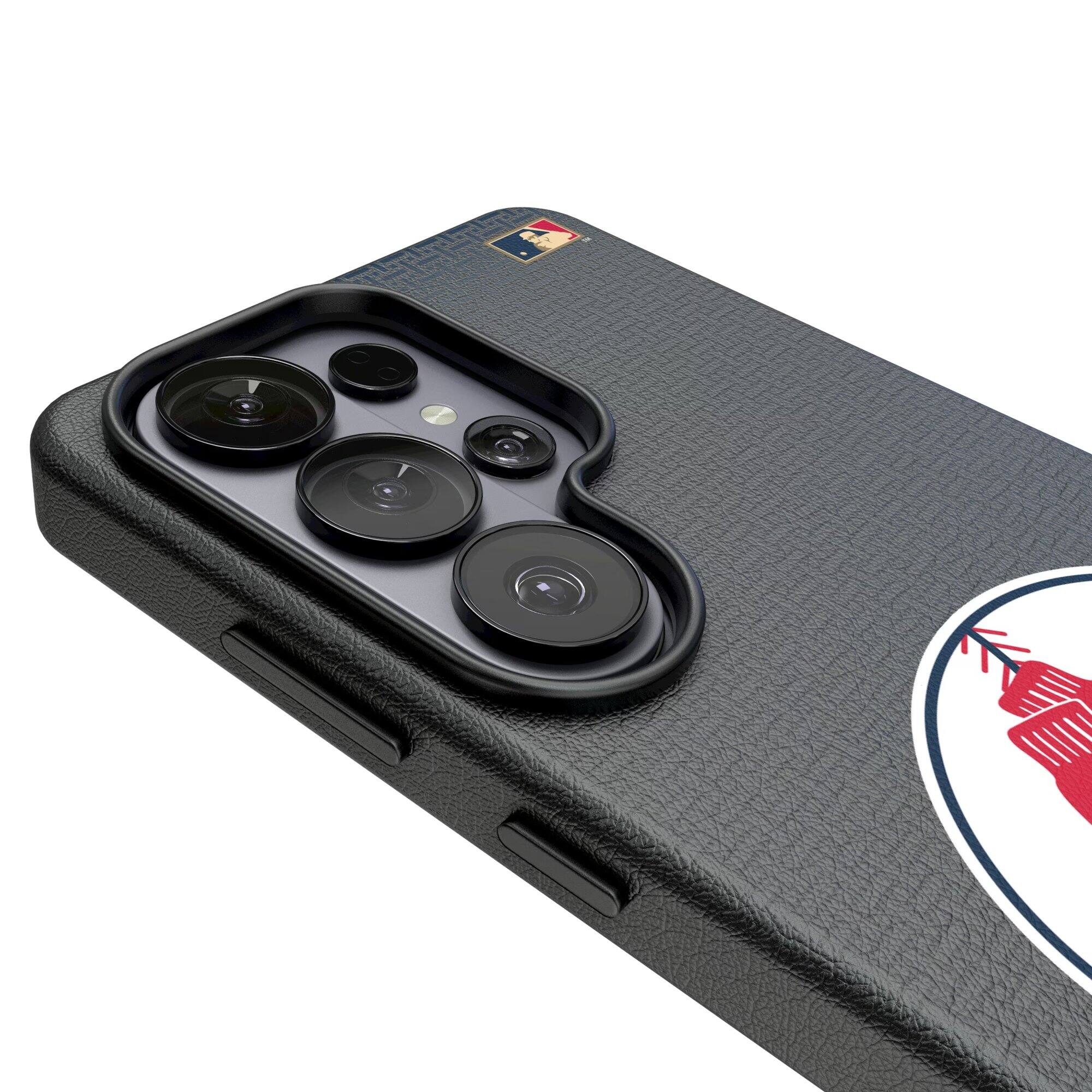 Alt View 2. Keyscaper - Cooperstown Collection 1970-1975 Galaxy Magnetic Bump Case - S26 Ultra - Black.