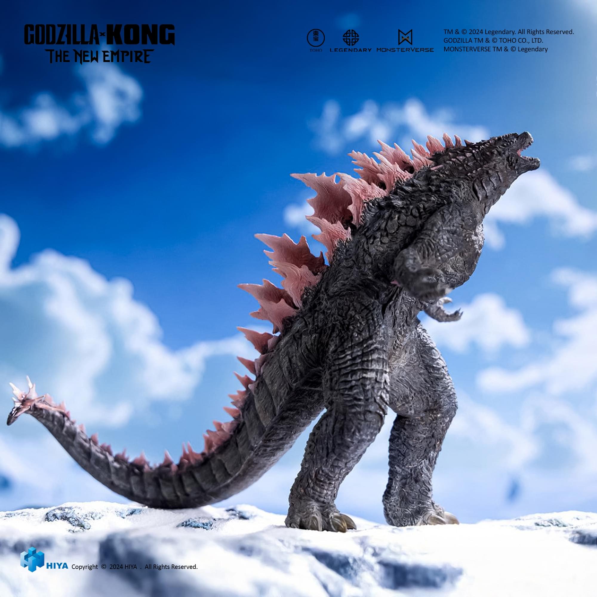 GODZILLA-KONG THE NEW EMPIRE  
TM & © 2024 Legendary. All Rights Reserved.  
GODZILLA TM & © TOHO CO., LTD.  
MONSTERVERSE TM & © Legendary  
HIYA Copyright © 2024 HIYA. All Rights Reserved.
