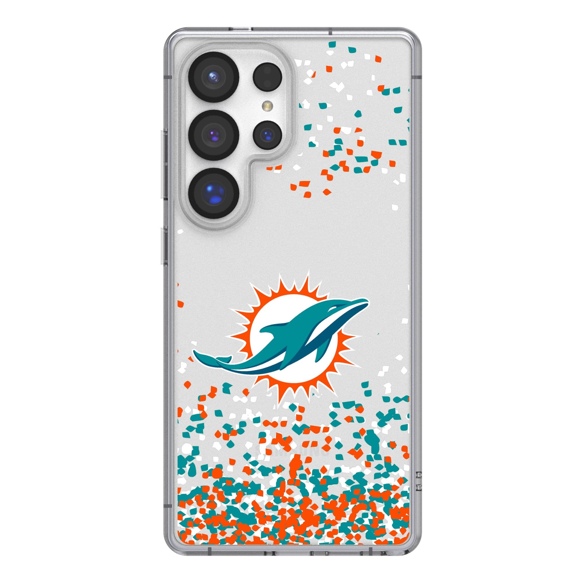 Keyscaper - NFL - Miami Dolphins Galaxy Clear Case with Confetti Design - S22 Plus - Multicolor price history on PriceWatchPro