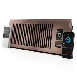 AC Infinity - Plug-in Smart Register Fan with Adaptive Control, 4 in. x 12 in. - Bronze
