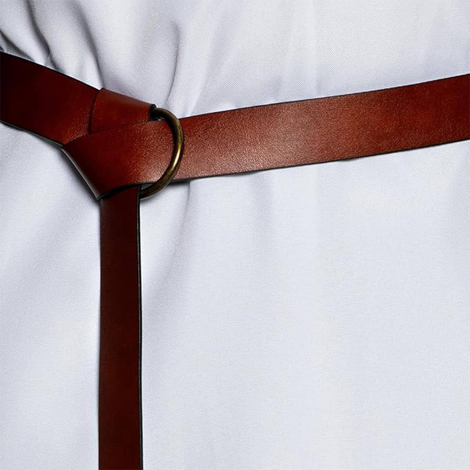 Alt View 1. Underwraps - Medieval Brown Faux Leather Belt Adult Costume Accessory - Brown.