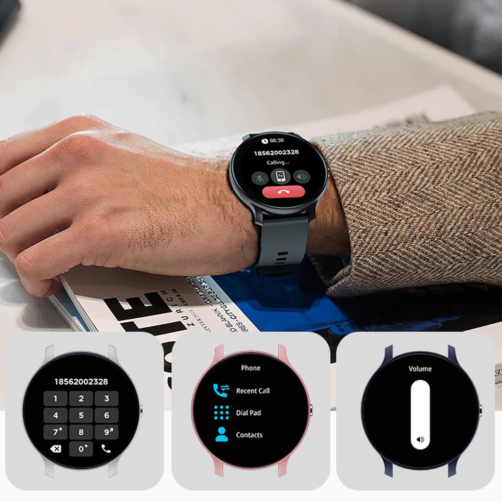 08:30  
18562002328  
Calling...  
18562002328  

Phone  
Recent Call  
Dial Pad  
Contacts  

Volume