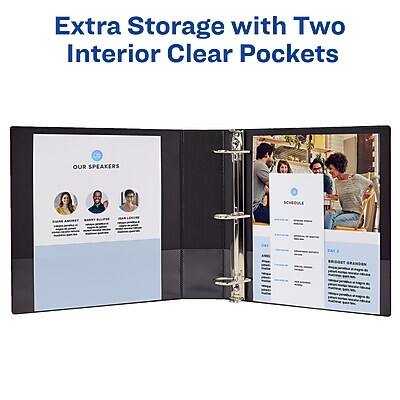 Extra Storage with Two Interior Clear Pockets

OUR SPEAKERS
- [Name] [Title]
- [Name] [Title]
- [Name] [Title]

SCHEDULE
- [Date] [Time] [Event/Session]
- [Date] [Time] [Event/Session]
- [Date] [Time] [Event/Session]