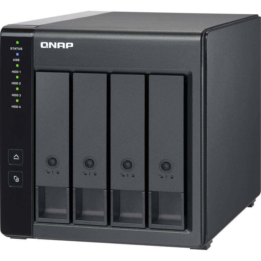 STATUS  
USB  
HDD 1  
HDD 2  
HDD 3  
HDD 4  

QNAP