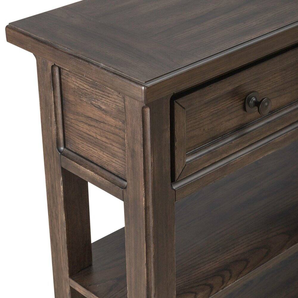 Alt View 4. Liberty Furniture Industries - Paradise Valley Hall Console Table Traditional - Saddle Brown Oak Wood - Saddle Brown.