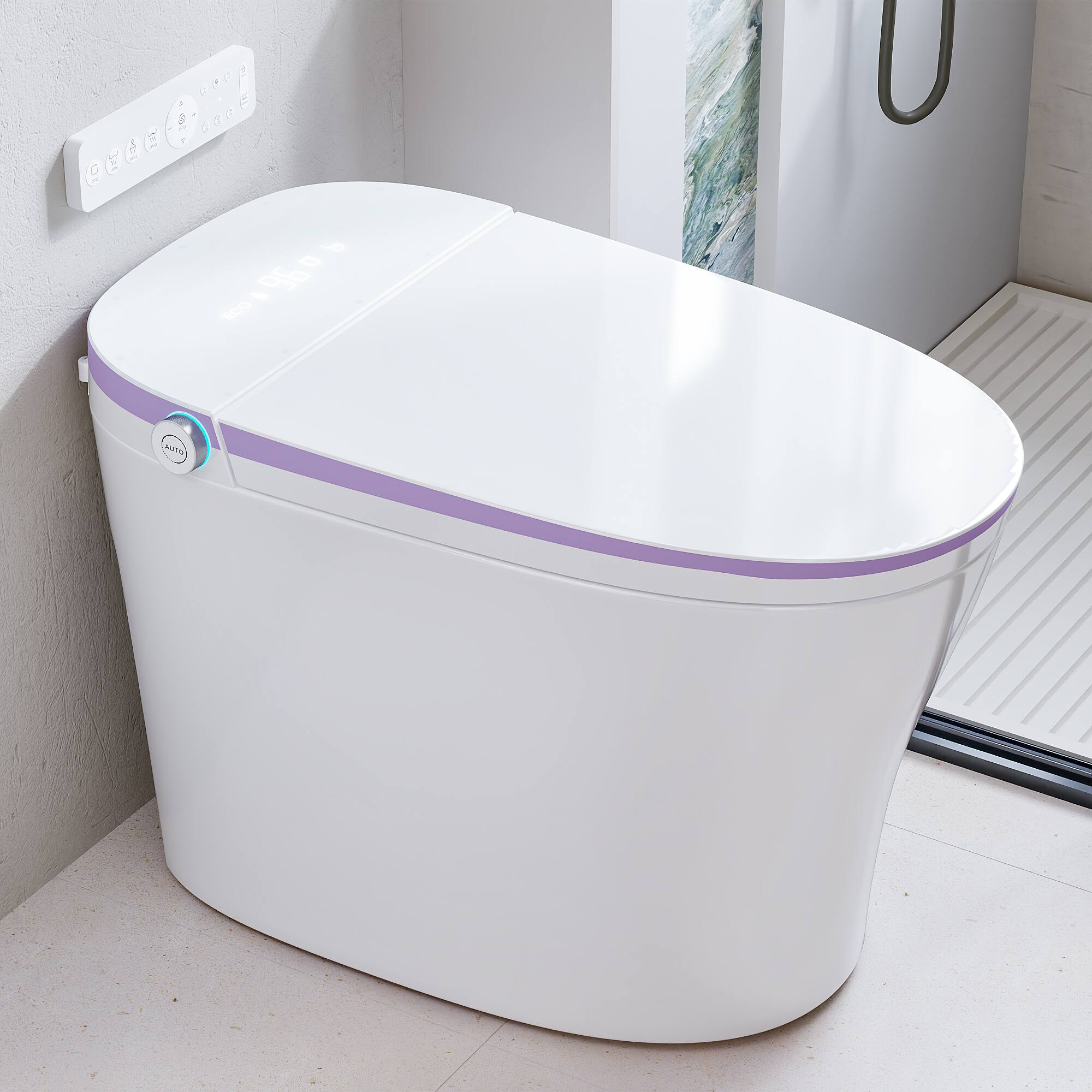 White & Purple