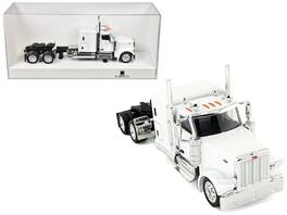 HO Logistics Replicas - Peterbilt 589 Truck with 72 Inch Sleeper White 1/87 (HO) Scale Plastic Model by HO Logistics
