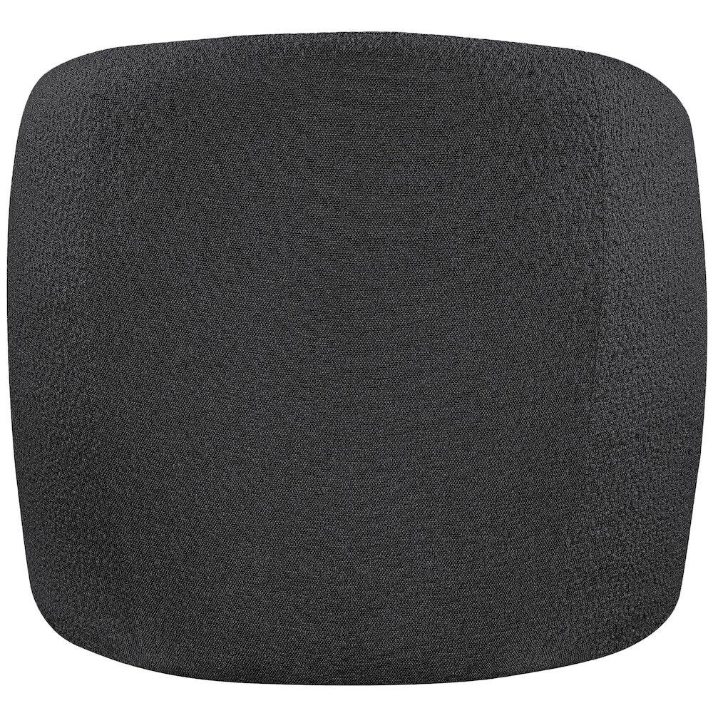 Alt View 1. Meridian Furniture - Acadia Black Boucle Fabric Accent Chair - Black.