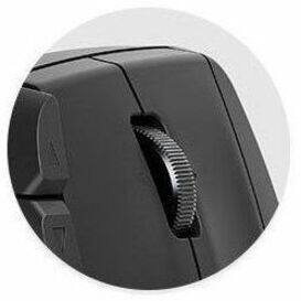 Alt View 7. Kensington - Kensington Pro Fit Ergo Vertical TB675 Trackball - PC, Mac - Optical - Cable/Wireless - Bluetooth/Radio Frequency - 2.40 - Black.