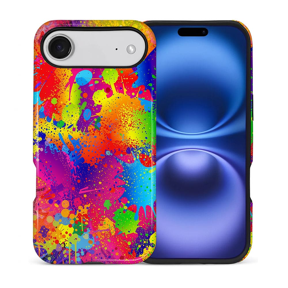 BUBM - Smartphone Case for iPhone - 2-Layer Durable Smartphone Protection Case - Chromaburst - Chromaburst for iPhone Air
