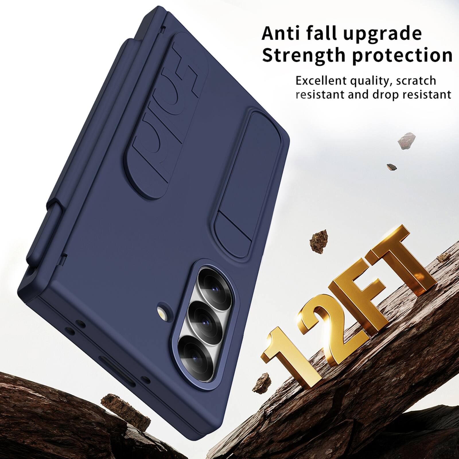 Anti fall upgrade  
Strength protection  
Excellent quality, scratch resistant and drop resistant  
12FT