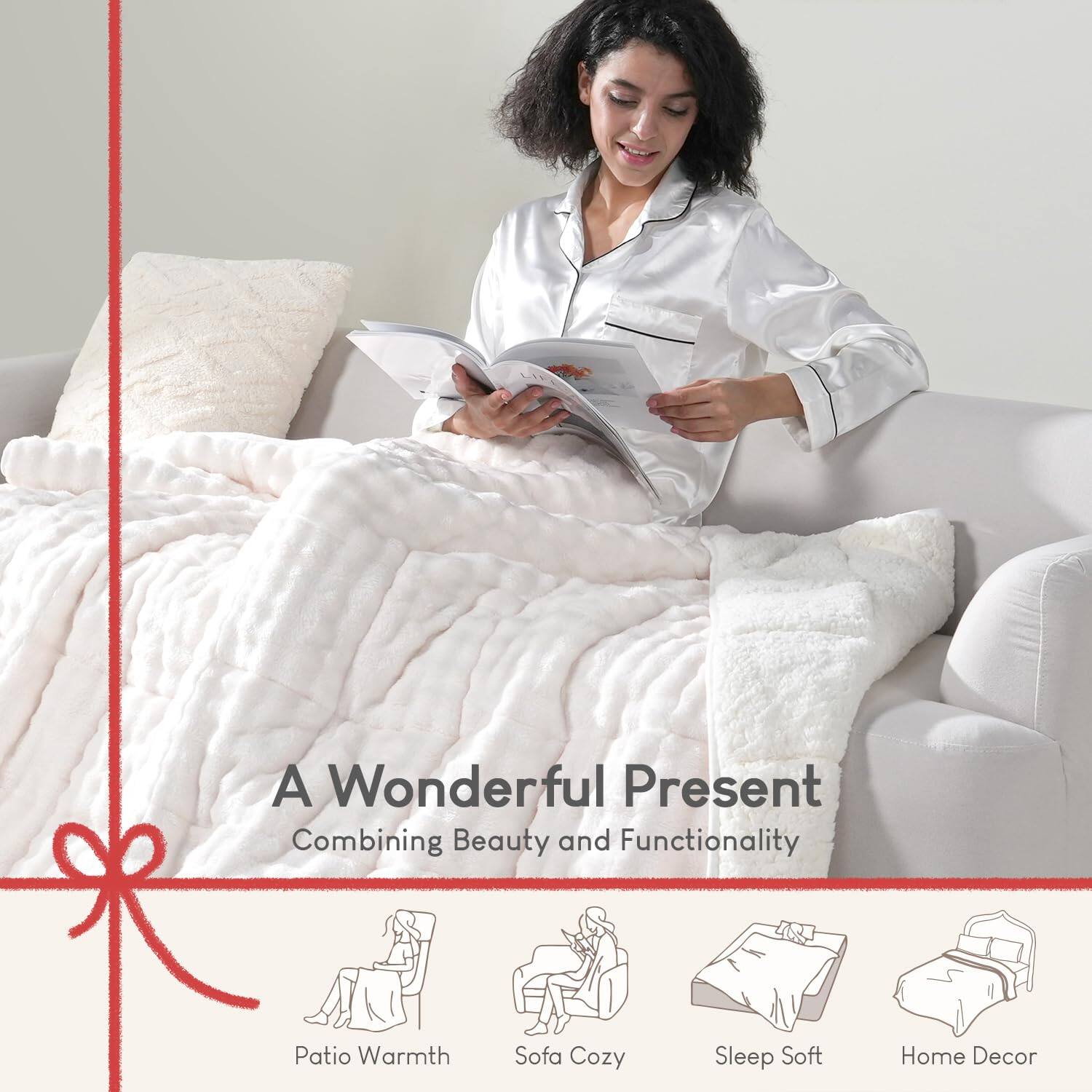 A Wonderful Present  
Combining Beauty and Functionality  

Patio Warmth  
Sofa Cozy  
Sleep Soft  
Home Decor
