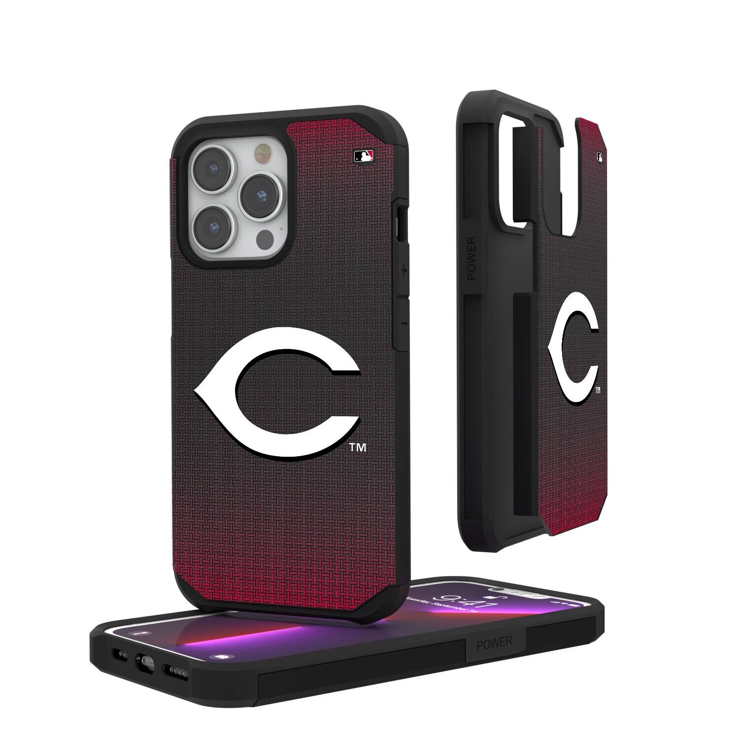 Keyscaper - MLB - Cincinnati Reds Linen Logo iPhone Rugged Case - 14 Pro Max - Black price history on PriceWatchPro