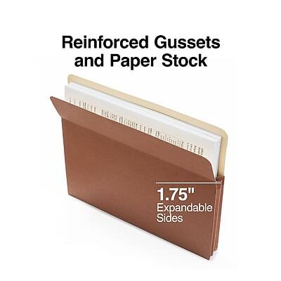 Reinforced Gussets and Paper Stock

1.75" Expandable Sides