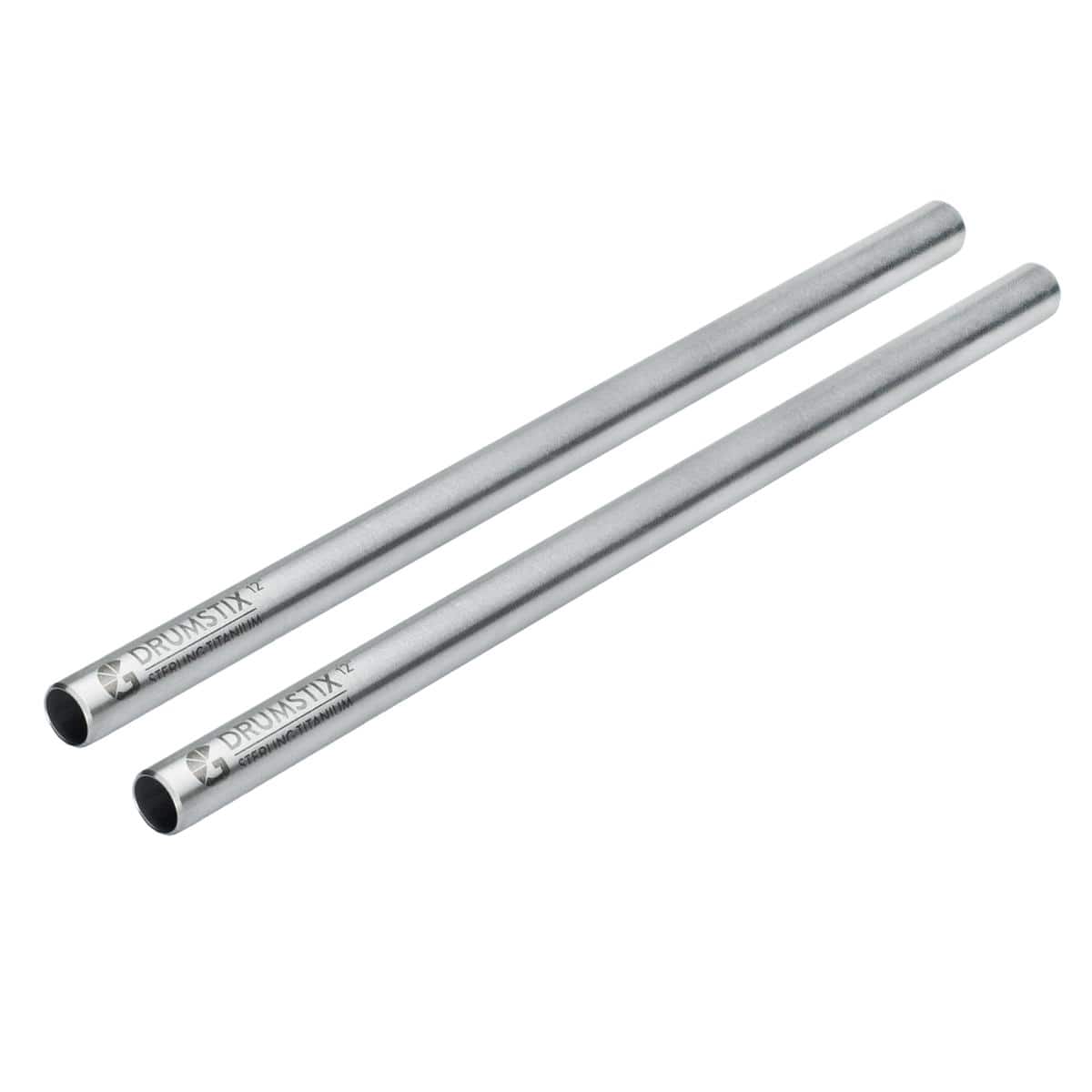 Bright Tangerine - 12" Drumstix 15mm Sterling Titanium Support Rods, Pair