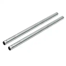Bright Tangerine - 12" Drumstix 15mm Sterling Titanium Support Rods, Pair