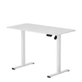 FlexiSpot - EC2 Series 48" x 24" Electric Height-Adjustable Standing Desk - White