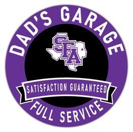 Fan Creations - Stephen F Austin Lumberjacks 16" x 16" Dad's Garage Wood Sign - Multicolor